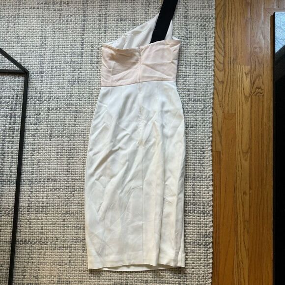 NWOT Reiss Riana One Shoulder Sheath Dress 4 - Picture 5 of 5